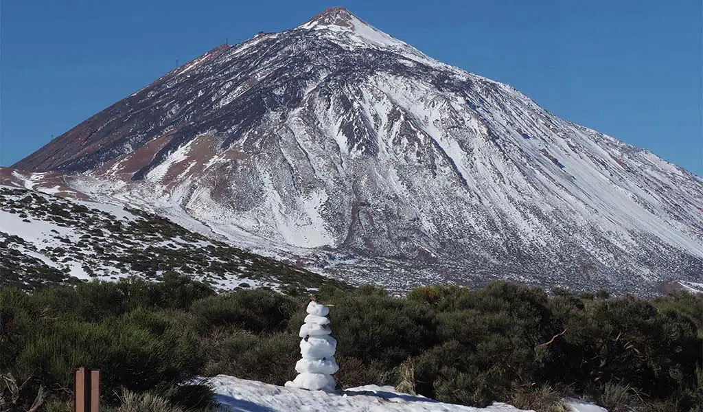 Der Zugang zum Teide bleibt aufgrund von Schnee- und Erdrutschgefahr geschlossen