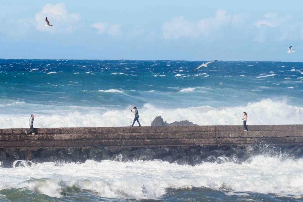 Polare Luft bringt markanten Wetterumschwung auf den Kanarischen Inseln mit Sturm, Kälte und gefährlicher See